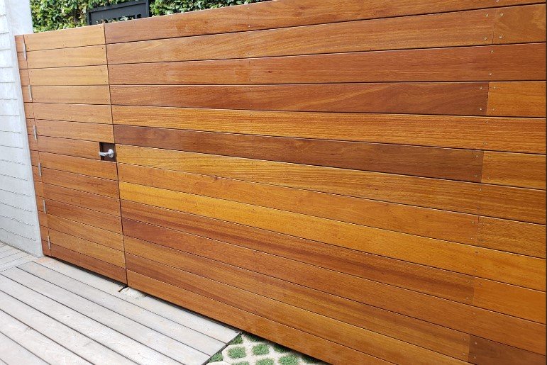 wood fence